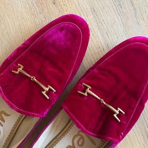 SAM EDELMAN | Loraine Bit Loafer Raspberry Velvet | 10